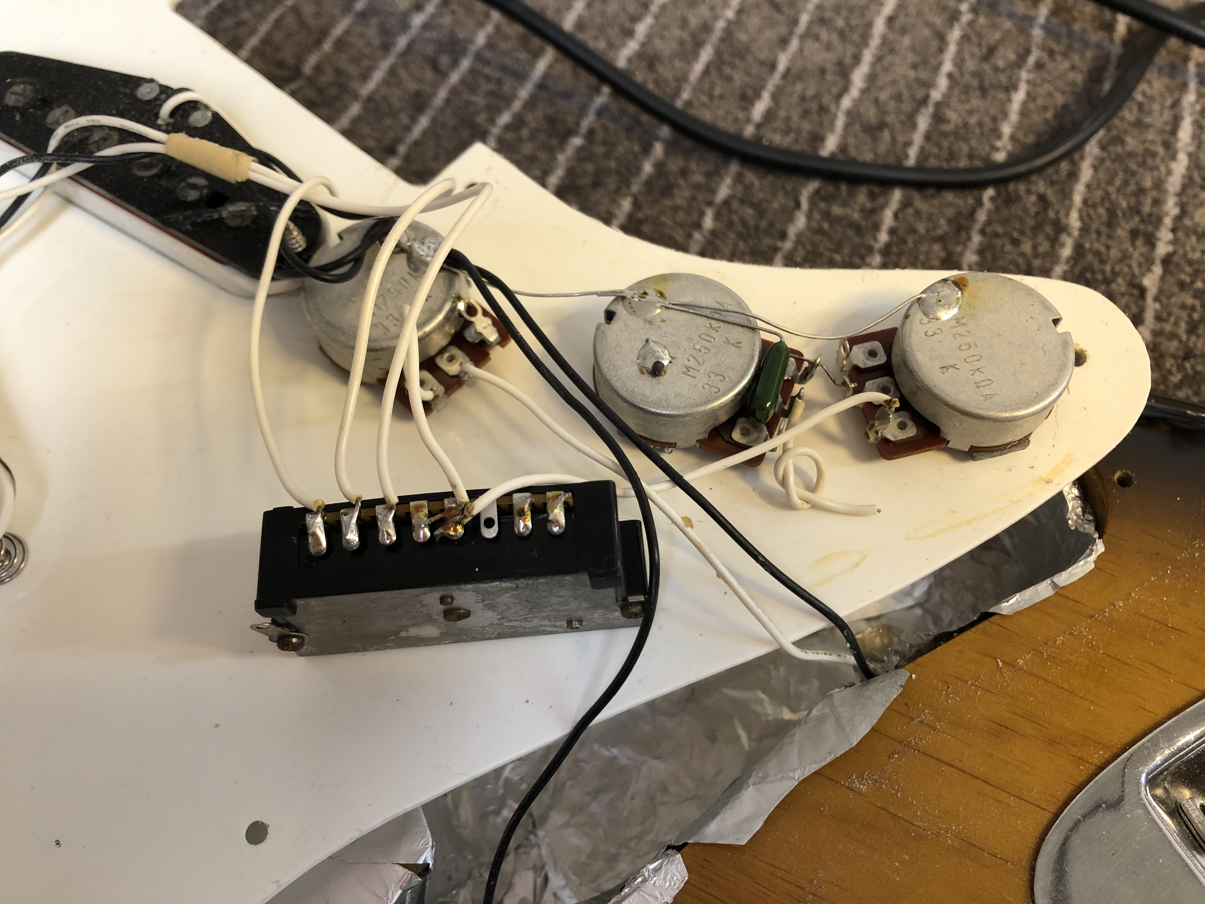 Re-instating a Fender Stratocaster